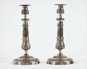 Ljusstakar ett par, Empire-stil, 1800-tal