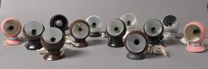 Samling magnetlamper af lakeret metal 12