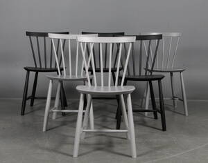 Poul M. Volther. Seks stole i bøg, model J46 6