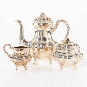 Kaffeservis silver