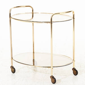 Serveringsvagn mässing