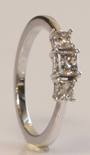 Diamantring, ca. 0.55 ct.