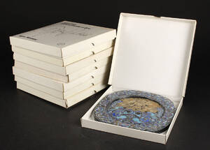 Bjørn Wiinblad. Juleplatter, glas 8