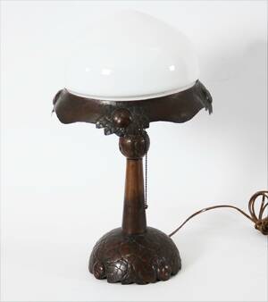 Bordslampa, jugend, tidigt 1900-tal