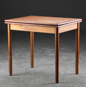 Børge Mogensen. Spillebord af teak og eg