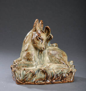 Knud Kyhn for Royal Copenhagen. Figur af stentøj nr. 21690