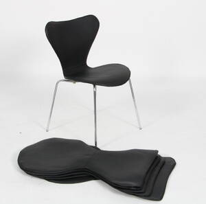 Læderovertræk til Arne Jacobsens 7´erstole, sæt på 6 stk. 6 Denne vare er sat til omsalg under nyt varenummer 5107151