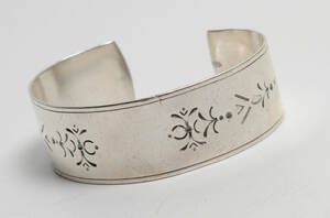 A.F. Rasmussen armring af sterling sølv