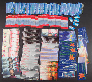 Grønland frimærkehefter lagerparti