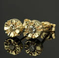 Par brillant ørestikker ca. 0.18 ct.