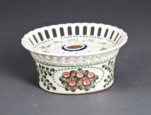 Aluminia. Bouquettiere af fajance