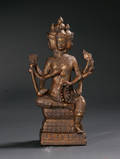 Figur forestillende Shiva.