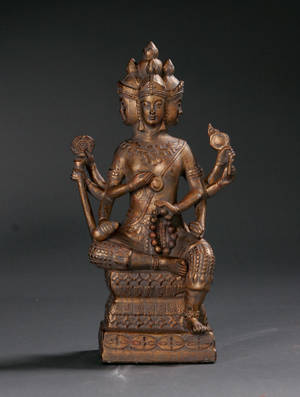Figur forestillende Shiva.