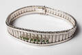 Armband 585 Weißgold mit Peridot 
