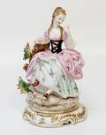 Tysk figur af porcelæn, 20. årh.