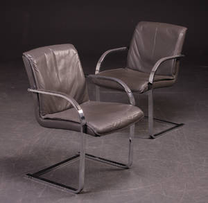 Preben Fabricius 1931-1984  Jørgen Kastholm 1931-2007. Armstol loungestol for Kill International 2