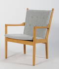 Hans J. Wegner. Tremmestol af massivt bøgetræ, model 1788