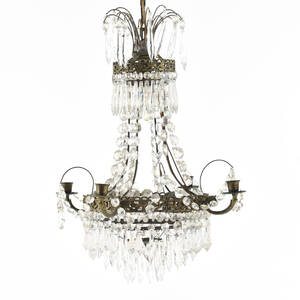 Ljuskrona gustavianskstil 1900-tal