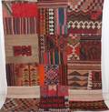 Persisk handvävd patchwork kelim, mått 232x184 cm.