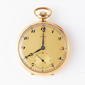 Omega herrfickur i 14 k guld