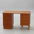 SKRIVBORD, teak, flera delar.