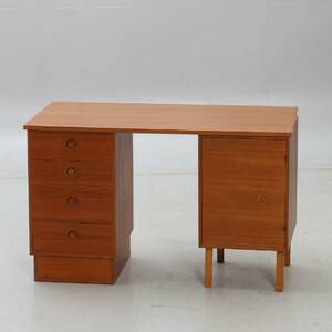 SKRIVBORD, teak, flera delar.