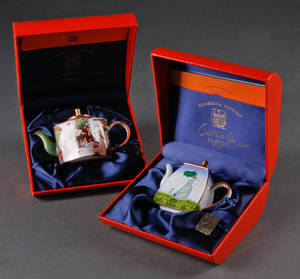 Charlotte di Vita. Miniature tekander, kobber og emalje 2