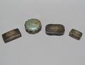 4 st. dosor, silver, 1900-tal, England