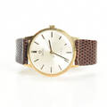Omega herrarmbandsur i 14 k guld 