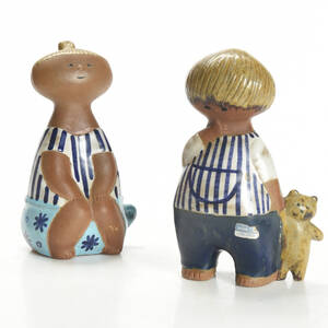 Lisa Larson figuriner Malin och Lotta 