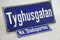 Emaljskyltar från Halmstad