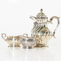 Kaffeservis silver C G Hallberg
