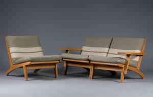 H. J. Wegner. Tre-pers. modulsofa 3