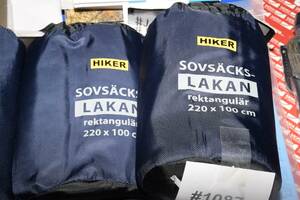 Sovsäckslakan 220x100 cm, Hiker, 2 st