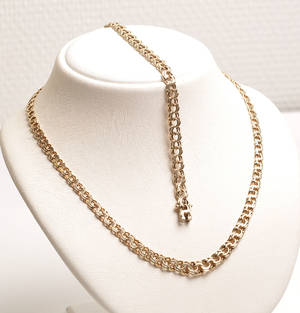 Bismarck smykker af 14 kt. guld