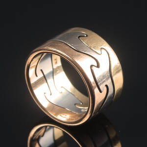 Georg Jensen. Sæt på 3 Fusionsringe af 18 kt. guld Denne vare er sat til omsalg under nyt varenummer 4828034