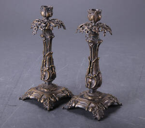 Par lysestager af messing 2