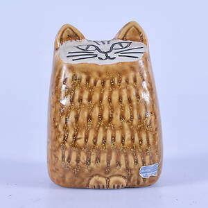 LISA LARSON. Figurin,Liten Katt, stengods, Gustavsberg.