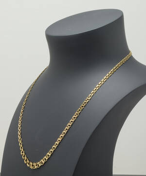 Bismarck halskæde i forløb, 8 kt. guld