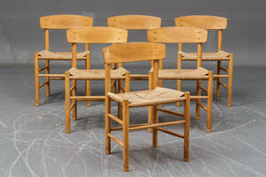 Børge Mogensen. Shakerstole, bøgetræ 6 