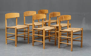 Børge Mogensen. Shakerstole, bøgetræ 6 