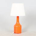 BORDSLAMPA, glas, 1900-tal.