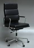 Charles Eames. Kontorstol med armlæn, EA 219 Full Leather  Denne vare er sat til omsalg under nyt varenummer 4763783