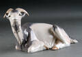 Royal Copenhagen. Figur i form af gedebuk, nr. 466, 1 sort.