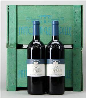 12 flasker Saffredi, 2003, IGT Maremma Toscana