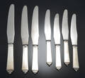 Georg Jensen bestik af sølv og sterlingsølv Pyramide bestående af 7.
