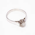 Ring vitguld diamant 