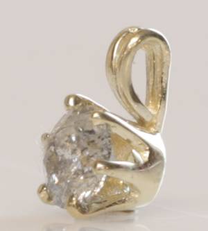 Brillantvedhæng, ca. 0.52 ct.