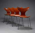 Arne Jacobsen. Mågen. Spisestole 4