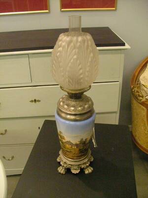 Bordsfotogenlampa, 1800-tal